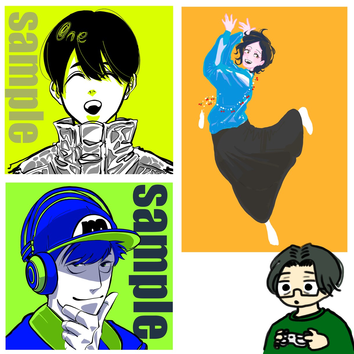 即日対応◎親しみやすいイラストをお届けします 初めてご依頼の方でもお気軽にご相談ください！ イメージ1