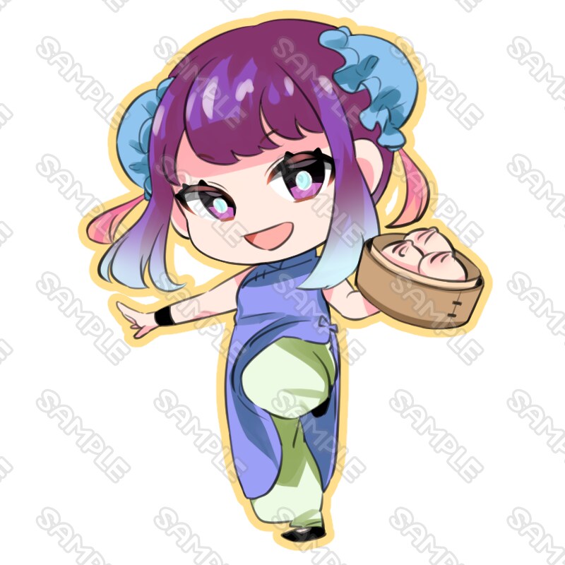 可愛くてぷにっとしたミニキャラを描きます アイコンやヘッダー、壁紙、グッズなどの用途に！ イメージ2