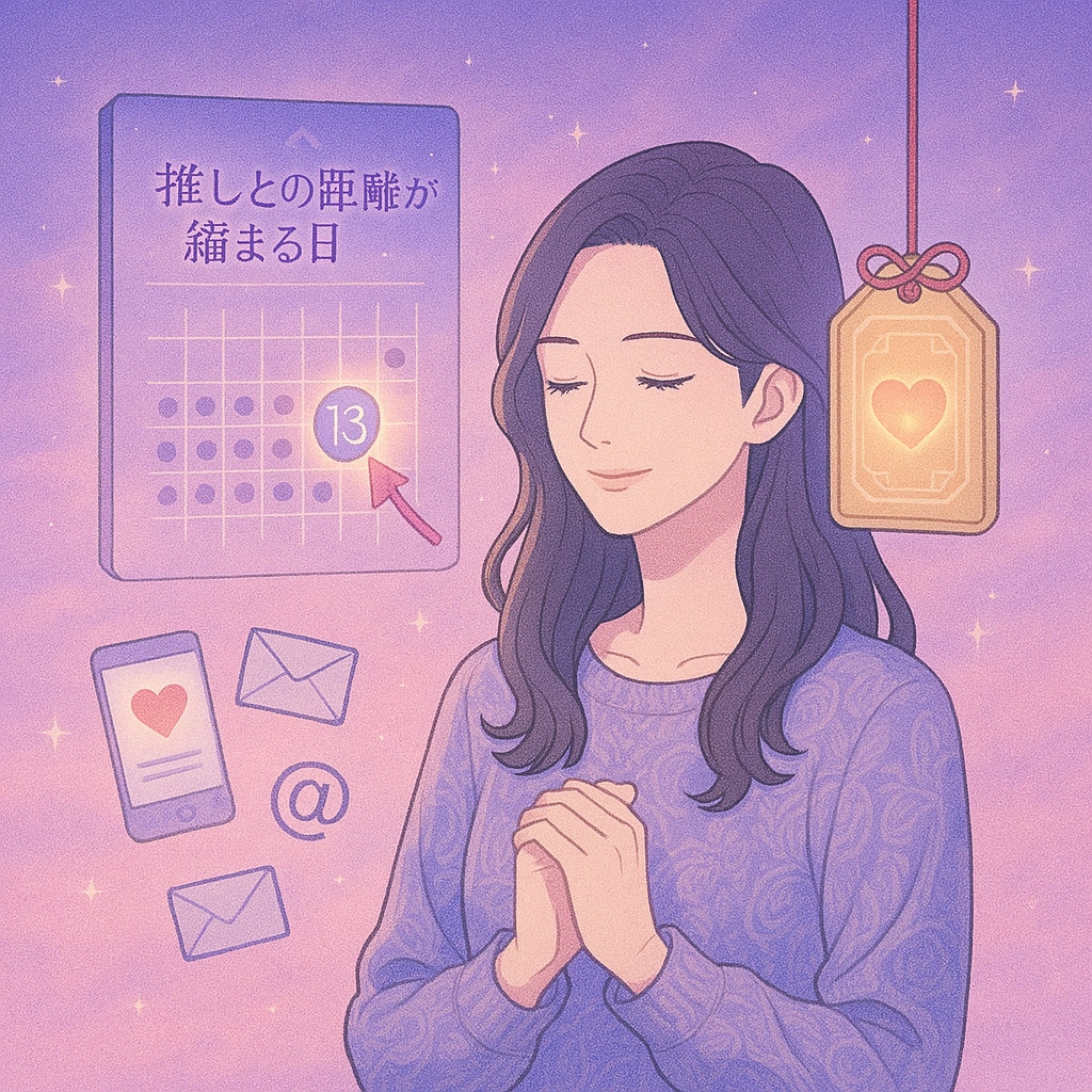 推し活女子のための“距離縮め占い”します 推しと繋がる日◆行動×運勢でチャンスを逃さない！ イメージ2