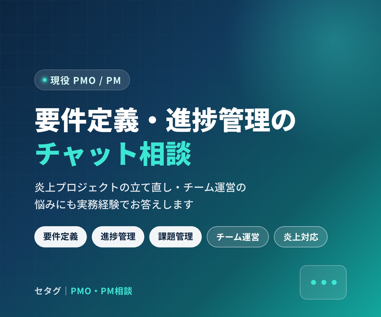 現役PMOが要件定義・進捗管理の相談に乗ります 炎上プロジェクトの立て直し・チーム運営の悩みもOK イメージ1