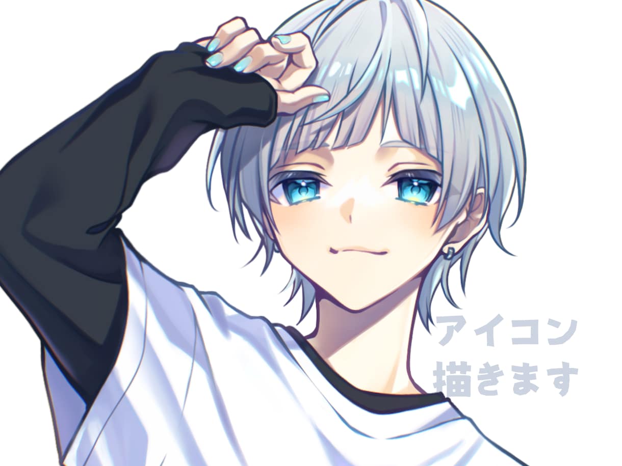 SNSなどのアイコン描きます *かわいい・かっこいいアイコンを丁寧に仕上げます!* イメージ1