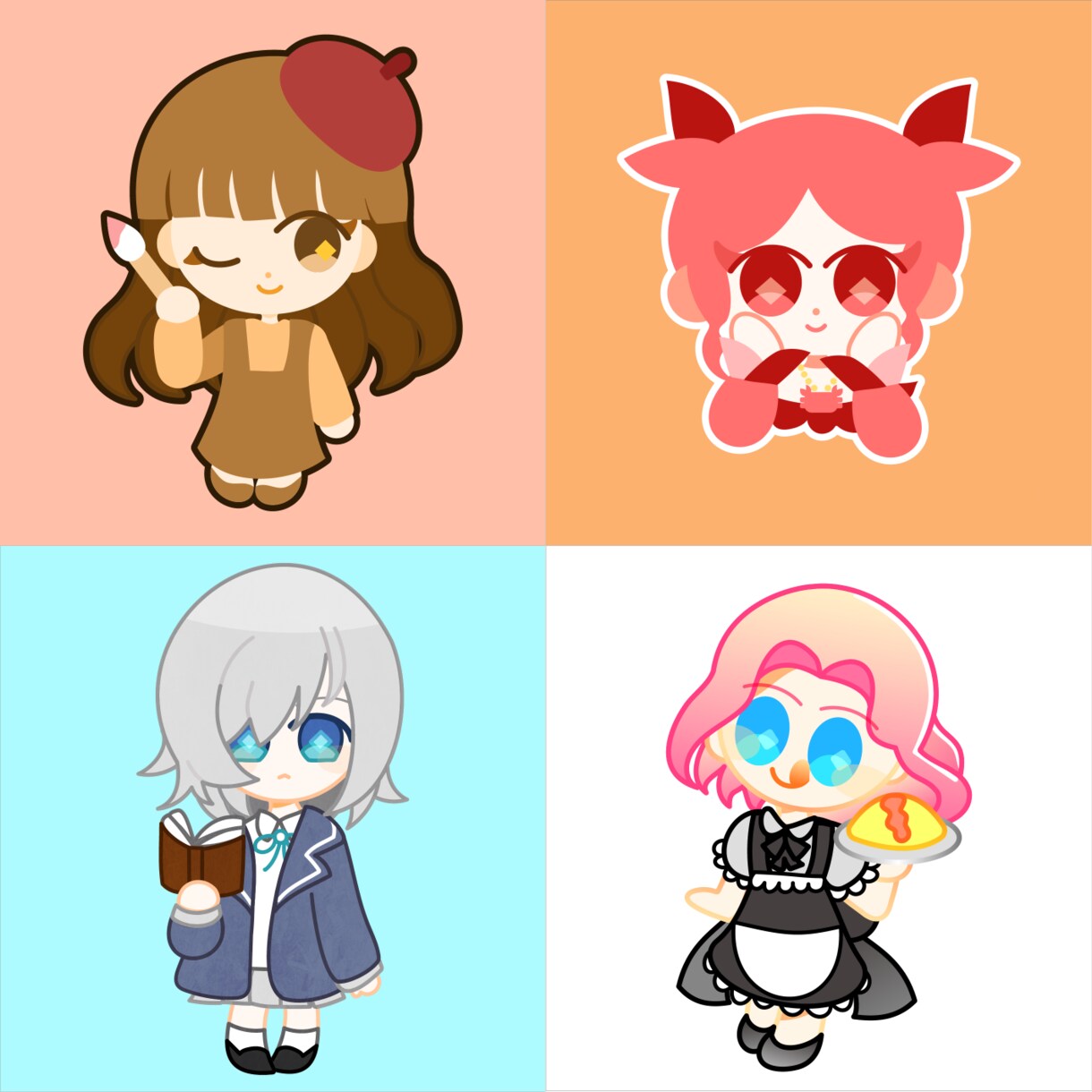 SNS用アイコン作成します 目を引く可愛いデフォルメイラスト作成します！ イメージ8