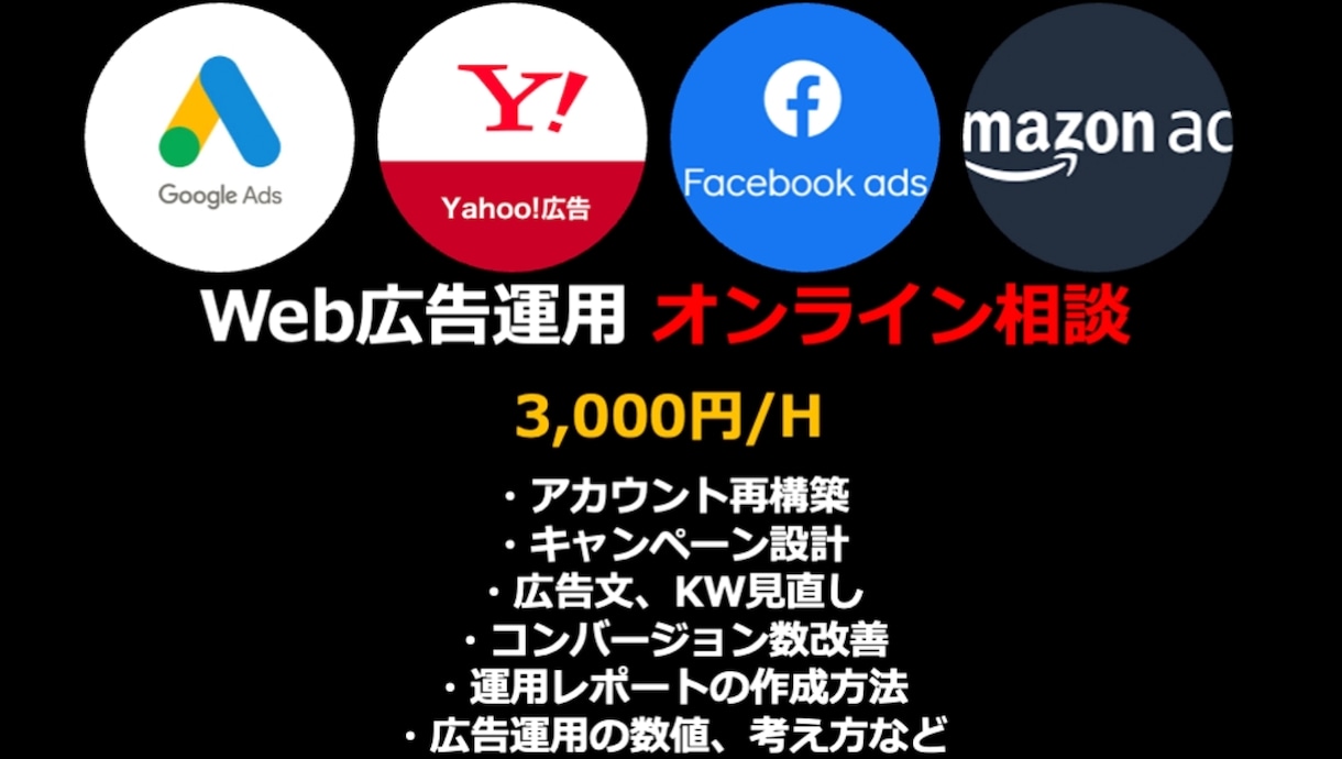 リスティング広告の出稿、設定、運用方法を教えます 検索広告のプロがアドバイスします イメージ1
