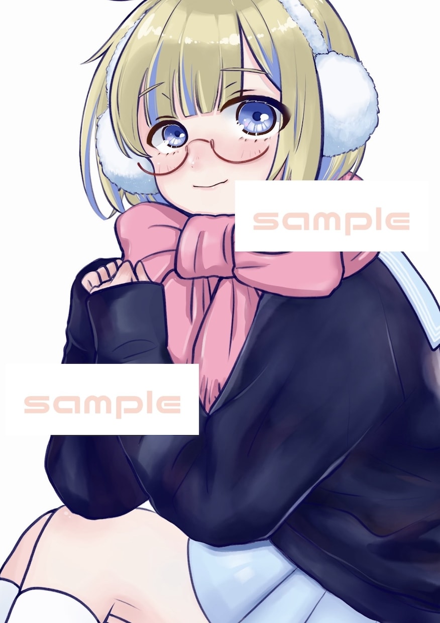 印象的な立ち絵かきます きらきらした子が得意です/透明感イラスト イメージ4
