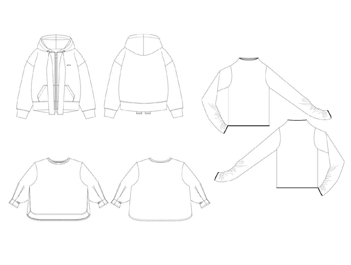 アパレルハンガーイラスト作成します 大手OEM、ODM請負の現役デザイナー兼営業が請け負います イメージ5