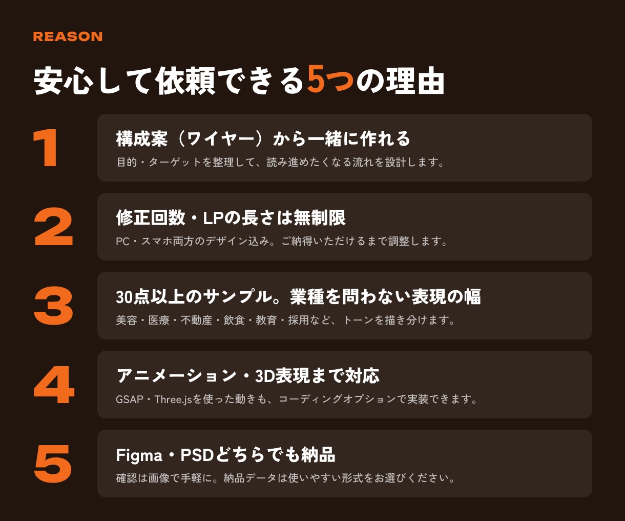 飲食・カフェの食べたくなるLPをデザインします シズル感と世界観で、来店・注文につなげます イメージ3