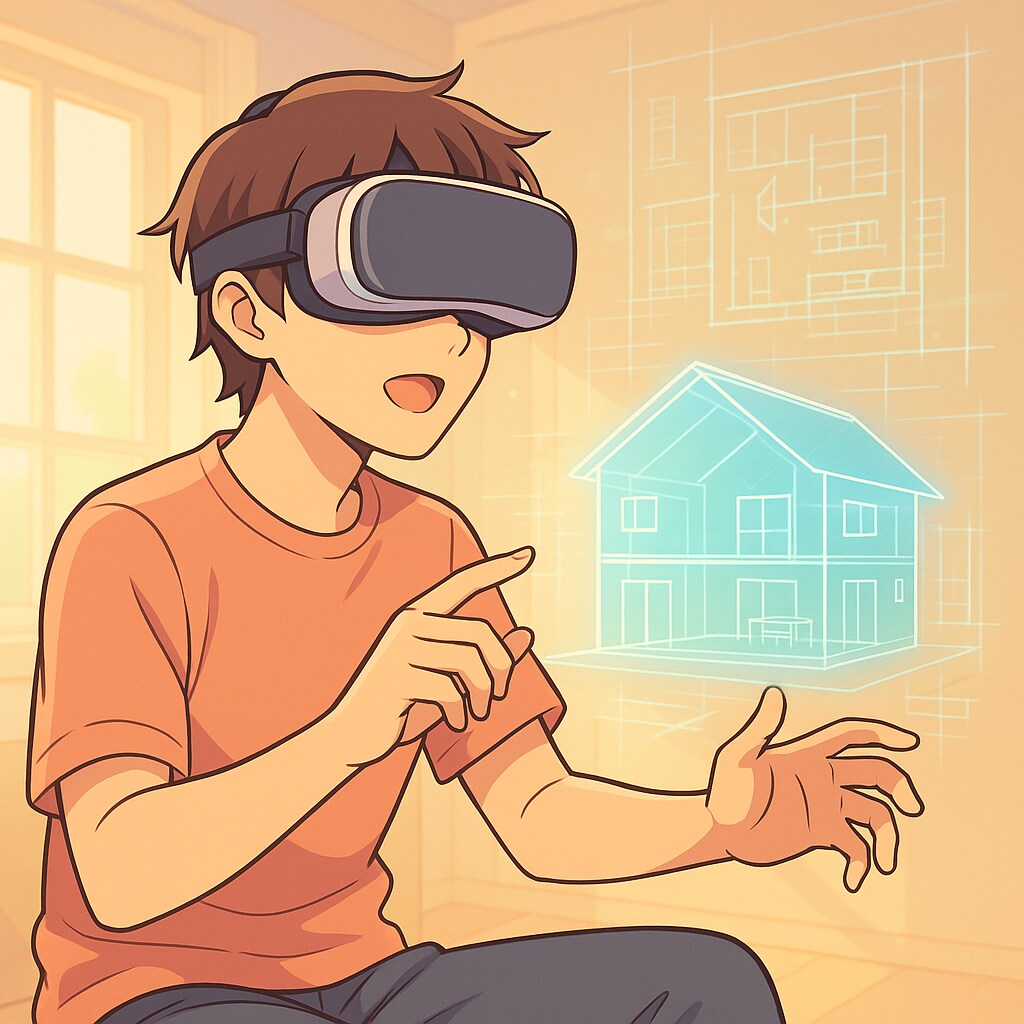 住宅・土地の日当たりを3Dシミュレーションします 近隣環境・緯度・時間・季節を考慮した日当たりシミュレーション イメージ1