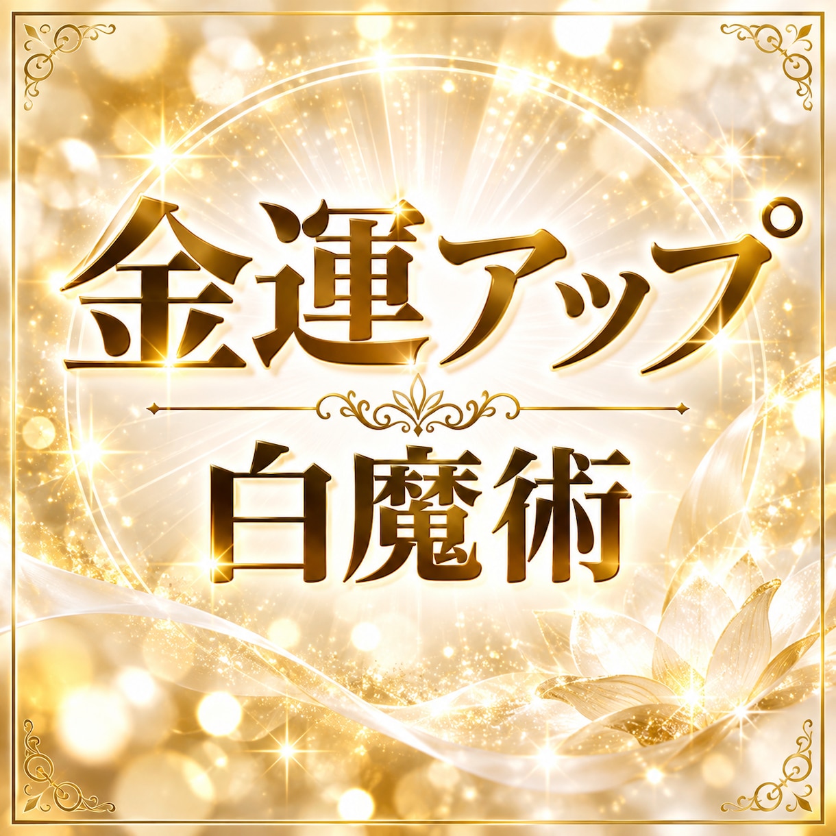 金運アップ&お金のブロック解除✡️白魔術をします お金のブロック解除と金運の豊かさ引き寄せ✨️占いアドバイス イメージ1