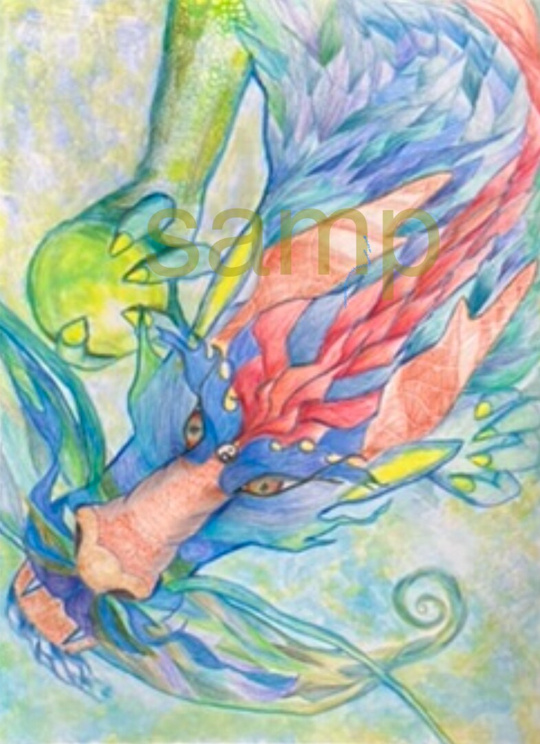 原画が好きな方、描いて欲しい神様アート描きます 原画　発送無料　神様アート　心を込めて描きます。 イメージ7