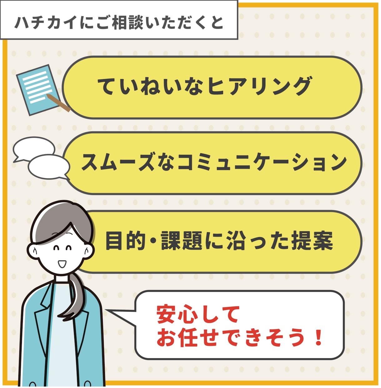 相手に「伝わる」営業資料を制作＆サポートします 「良い資料の作り方がわからない」方を伴走サポート イメージ3