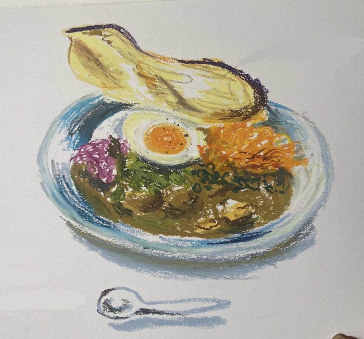ペットのイラストをクレヨンで描きます お気に入りのペットの写真をクレヨンで優しく可愛く描きます イメージ5