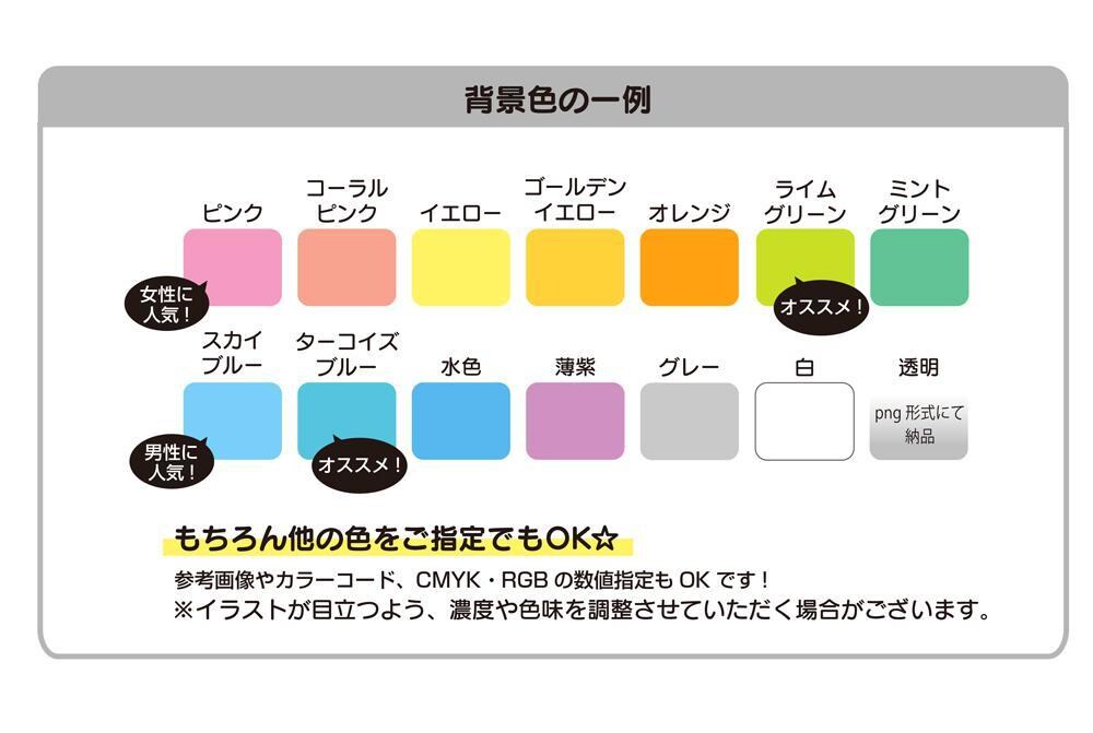 アイコン修正＆表情差分作成します ※アイコン制作サービス購入者様専用ページとなります。 イメージ4
