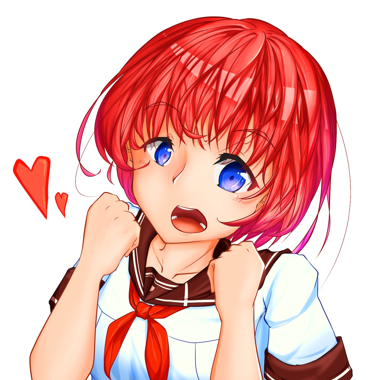 カワイイ、カッコイイ女の子のイラスト制作致します ご要望通りのイラストを制作いたします！！ イメージ1