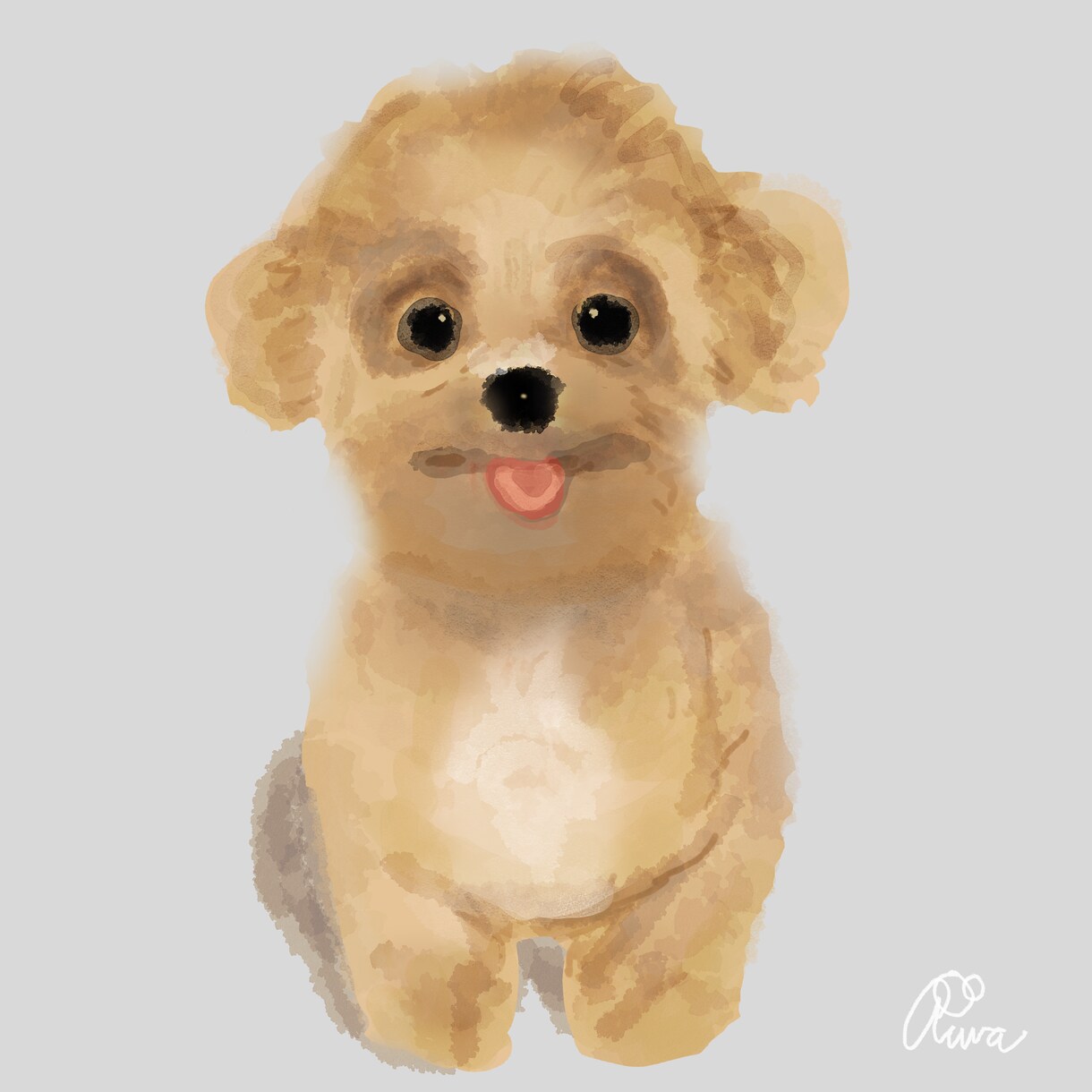 動物のかわいいイラスト描きます お写真からふんわりかわいいイラストを作成します！ イメージ2