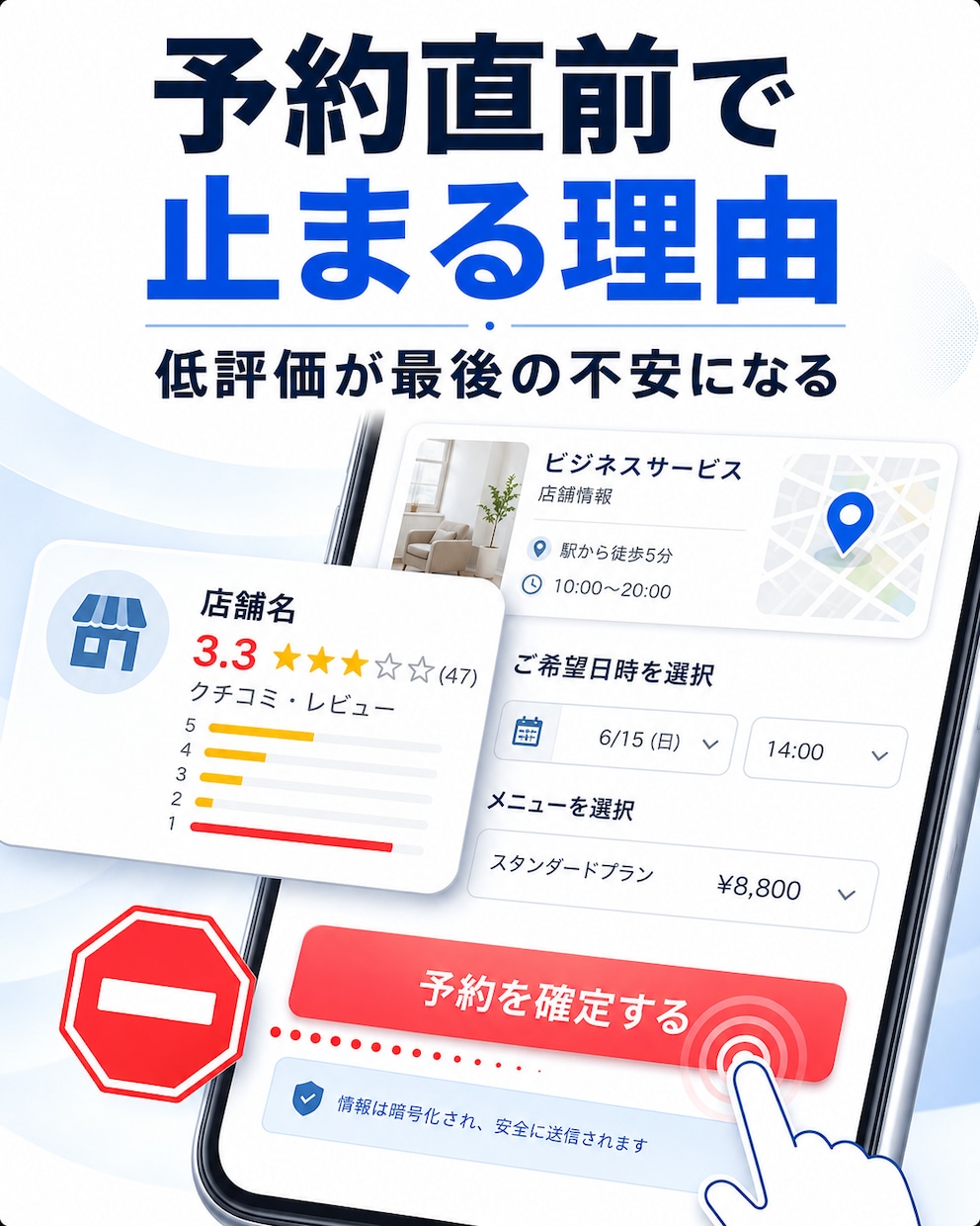 Googleマップ初期化で低評価クチコミ削除します MEO対策に悪質な低評価レビューのリセットを支援 イメージ8