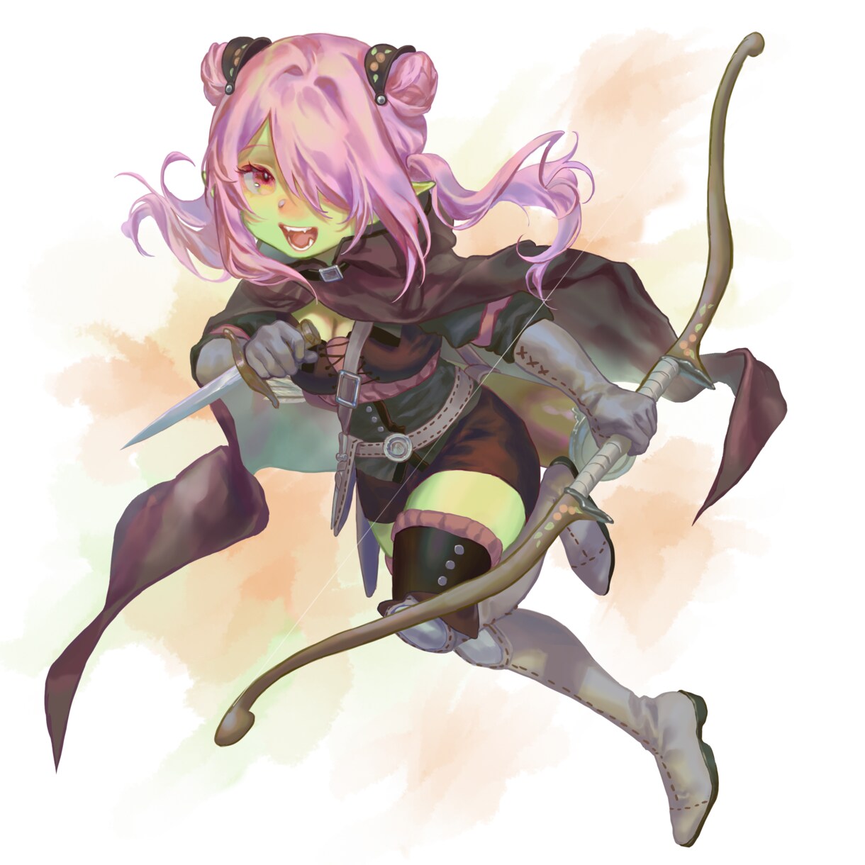 華やかで躍動感のあるキャラクターイラスト制作します vtuberさんおすすめ！SSRキャラ風のリッチな立ち絵 イメージ7