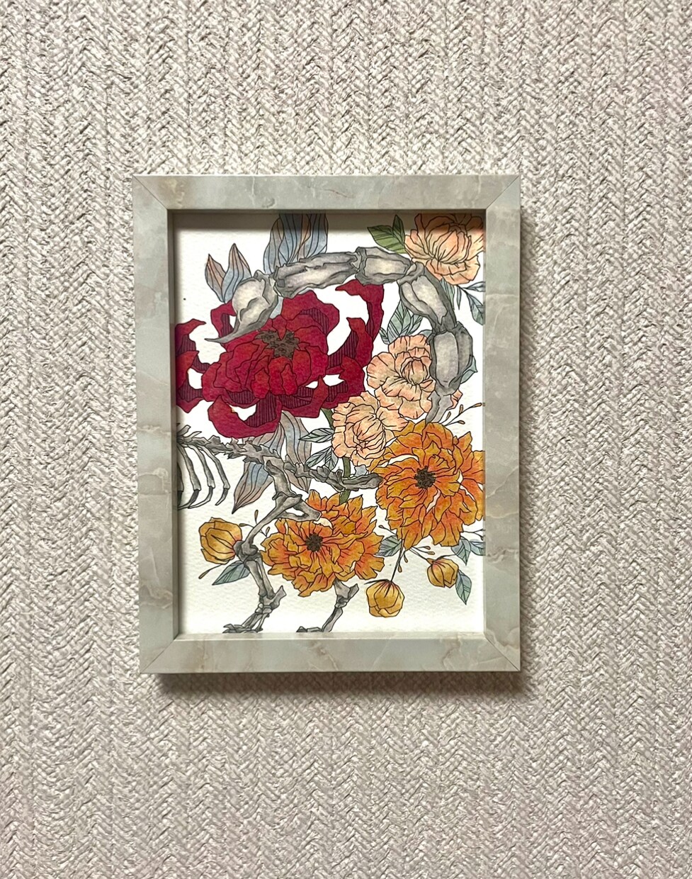 花や動物をペン画で描きます お部屋を華やかにする絵を描きます。 イメージ8