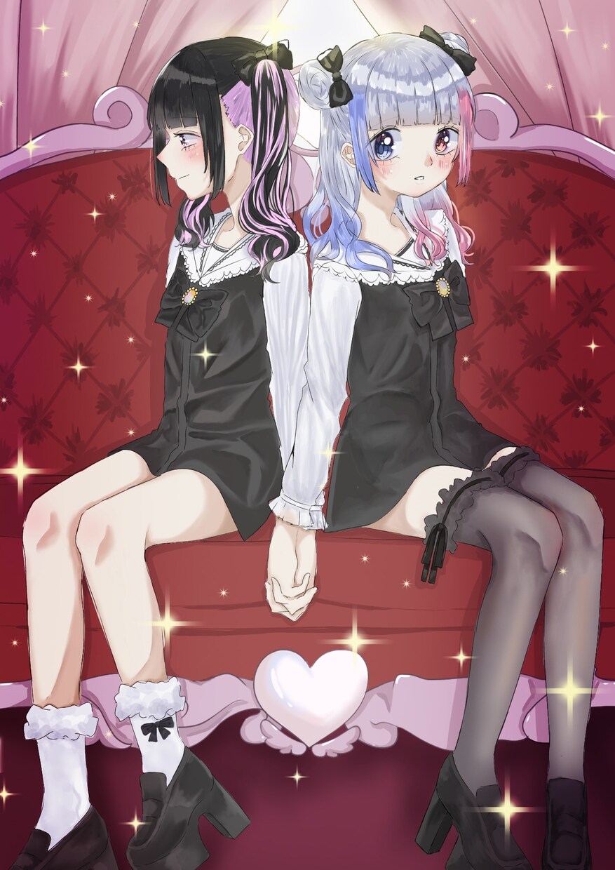 地雷系の女の子かわいい女の子ます 可愛い女の子はキラキラ輝いて眩しいです イメージ1