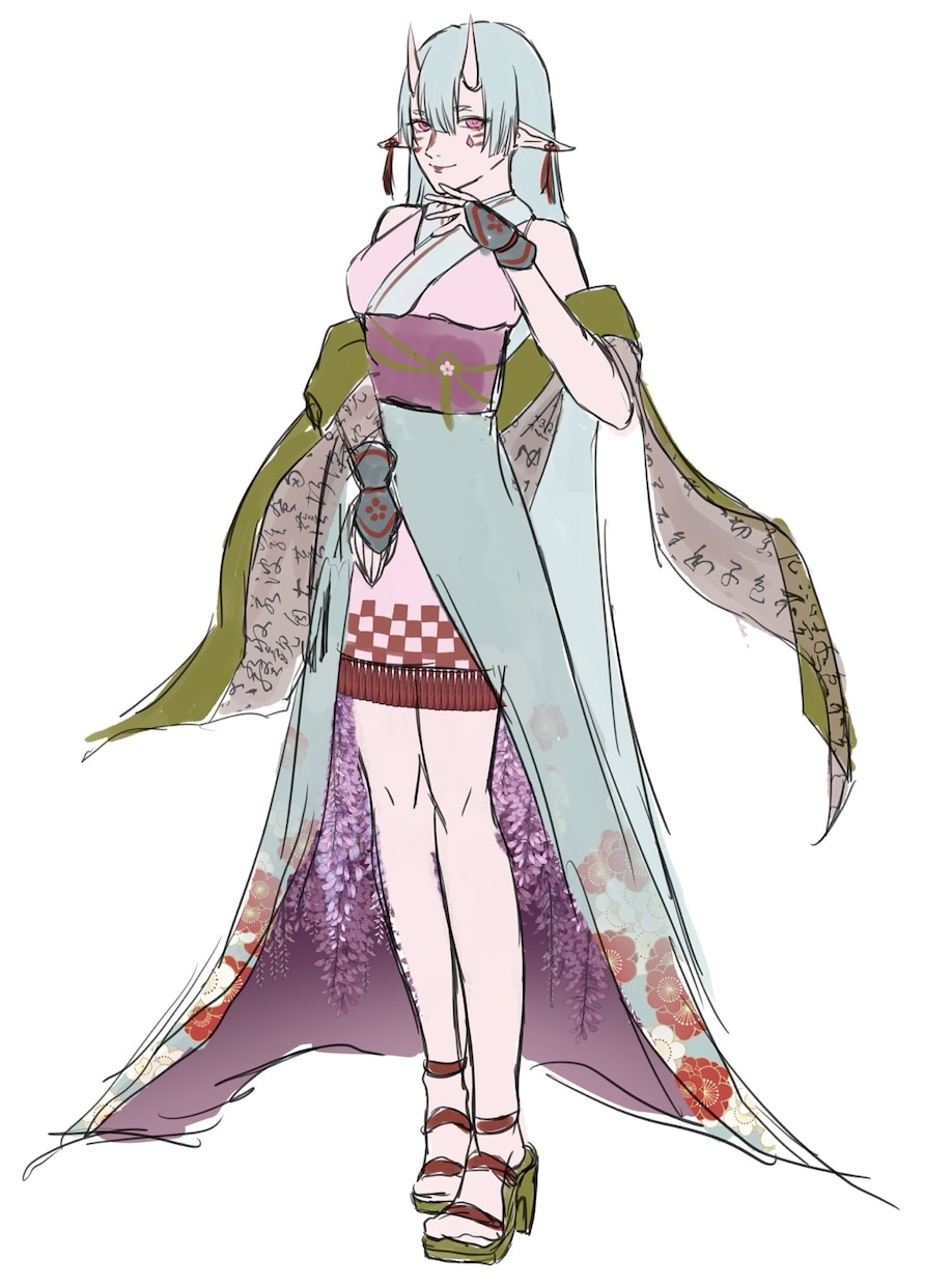 キャラデザと立ち絵作成をいたします 豊富な衣装案であなただけのキャラクターを作成します イメージ2