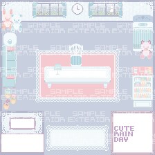 pixtSQUARE用の店舗外観を制作します ワンルーム風のオシャレな店舗外観を制作します イメージ5