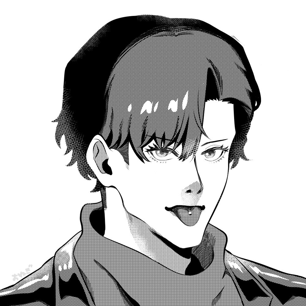 漫画風イラスト描きます 最短翌日納品！白黒漫画風イラスト イメージ3