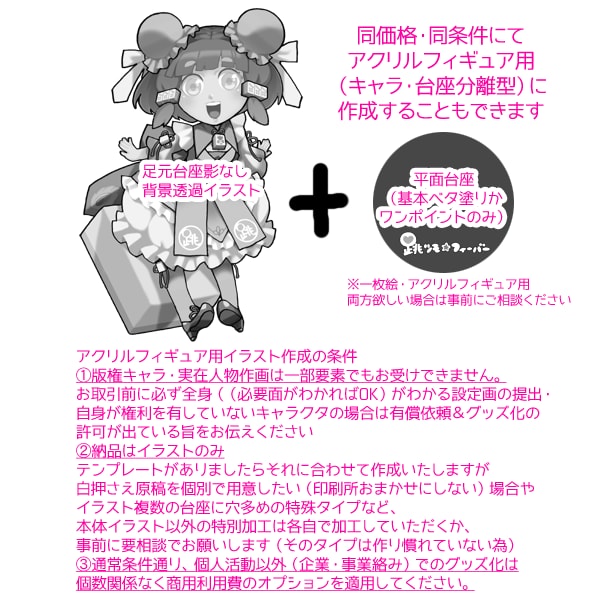 フィギュア妄想イラスト（SD）を作成します 自分キャラのフィギュア妄想をかたちにしてみたい方へ イメージ3