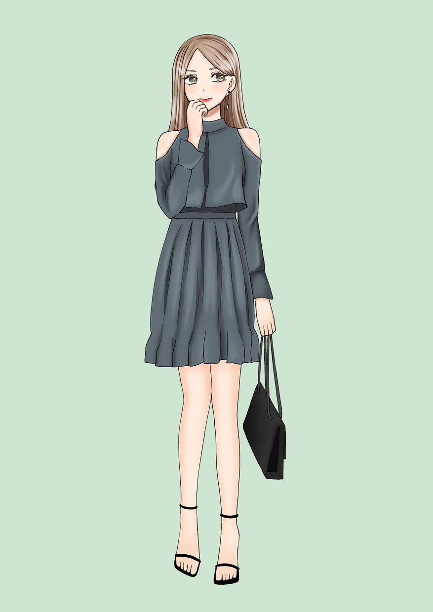 ファッションイラスト描きます 商用、SNS活用、アイコン使用も可能！ イメージ7