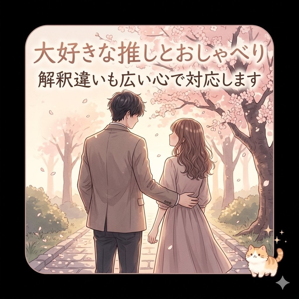 あなたの大好き推しにならせてくださいます 解釈違いも広い心で対応！あなただけの癒やしの世界を作ります） イメージ1