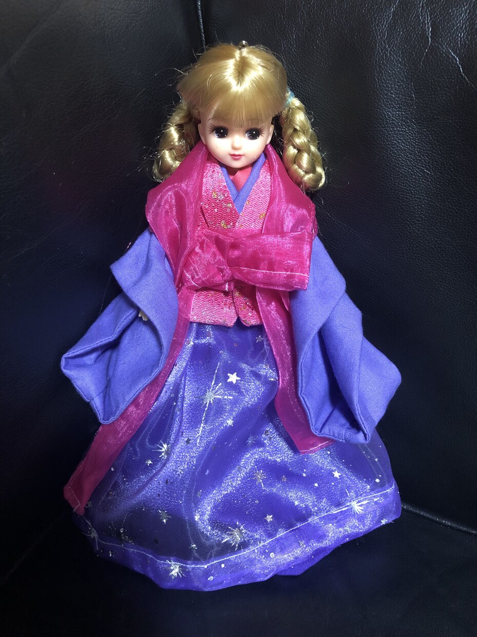 ドール着物お作りします 着物、引きずり着物、花魁着物、巫女、色々お作り出来ます^_^ イメージ5