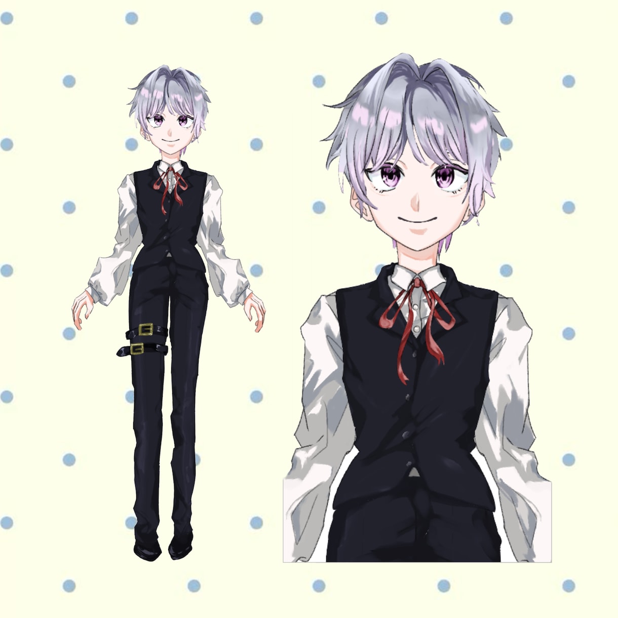 Vtuber用の立ち絵を作成してます ライブ2d設定は行っていません イメージ1