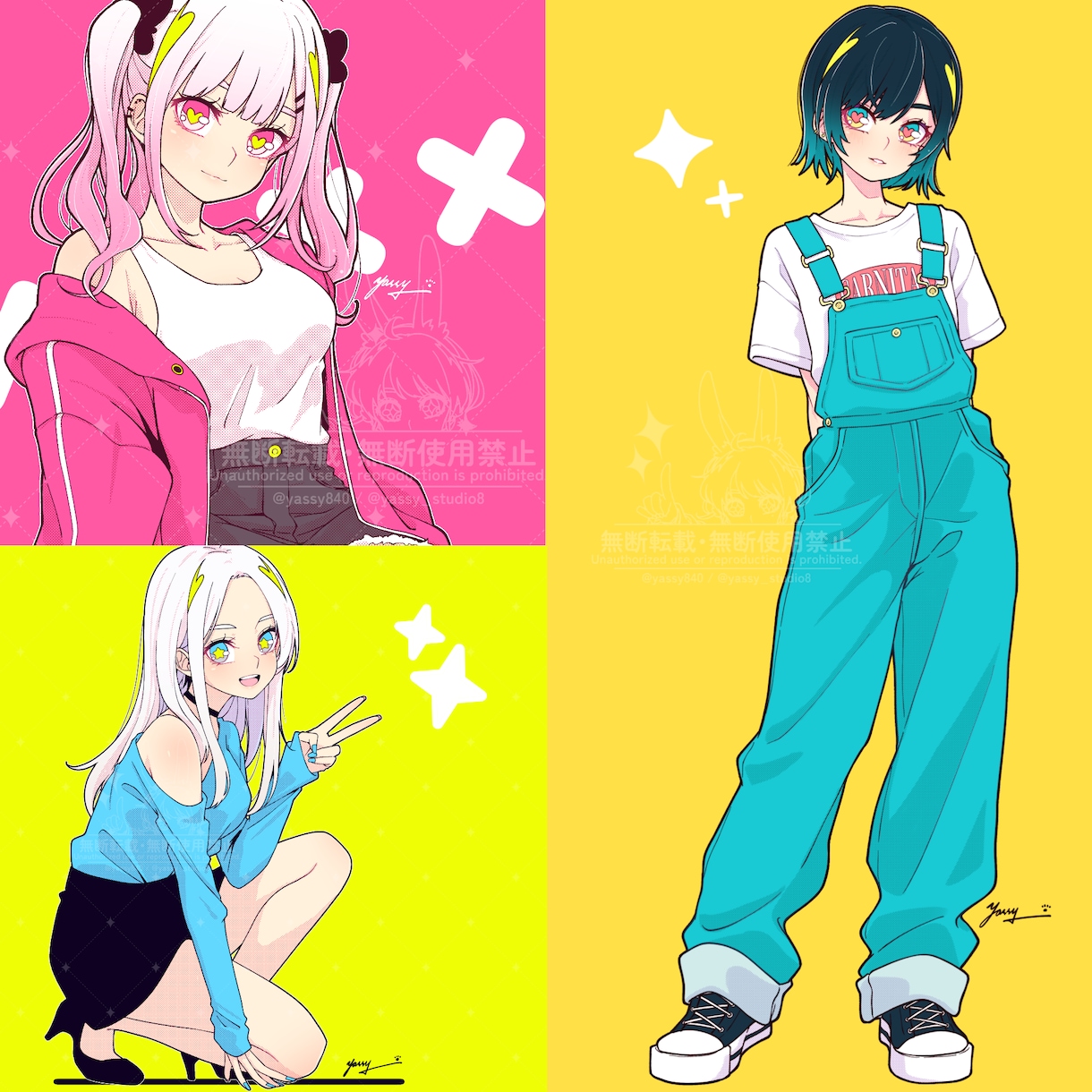 アイコン/Vtuber立ち絵/配信素材 描きます Pop&kawaiiイラストであなたの活動に彩りを✨ イメージ7