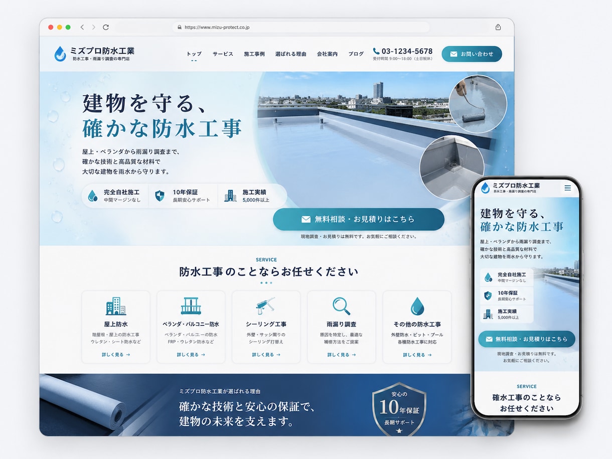 建設業専門のホームページを制作しますます 現場の強みが伝わる、更新しやすいホームページ イメージ9