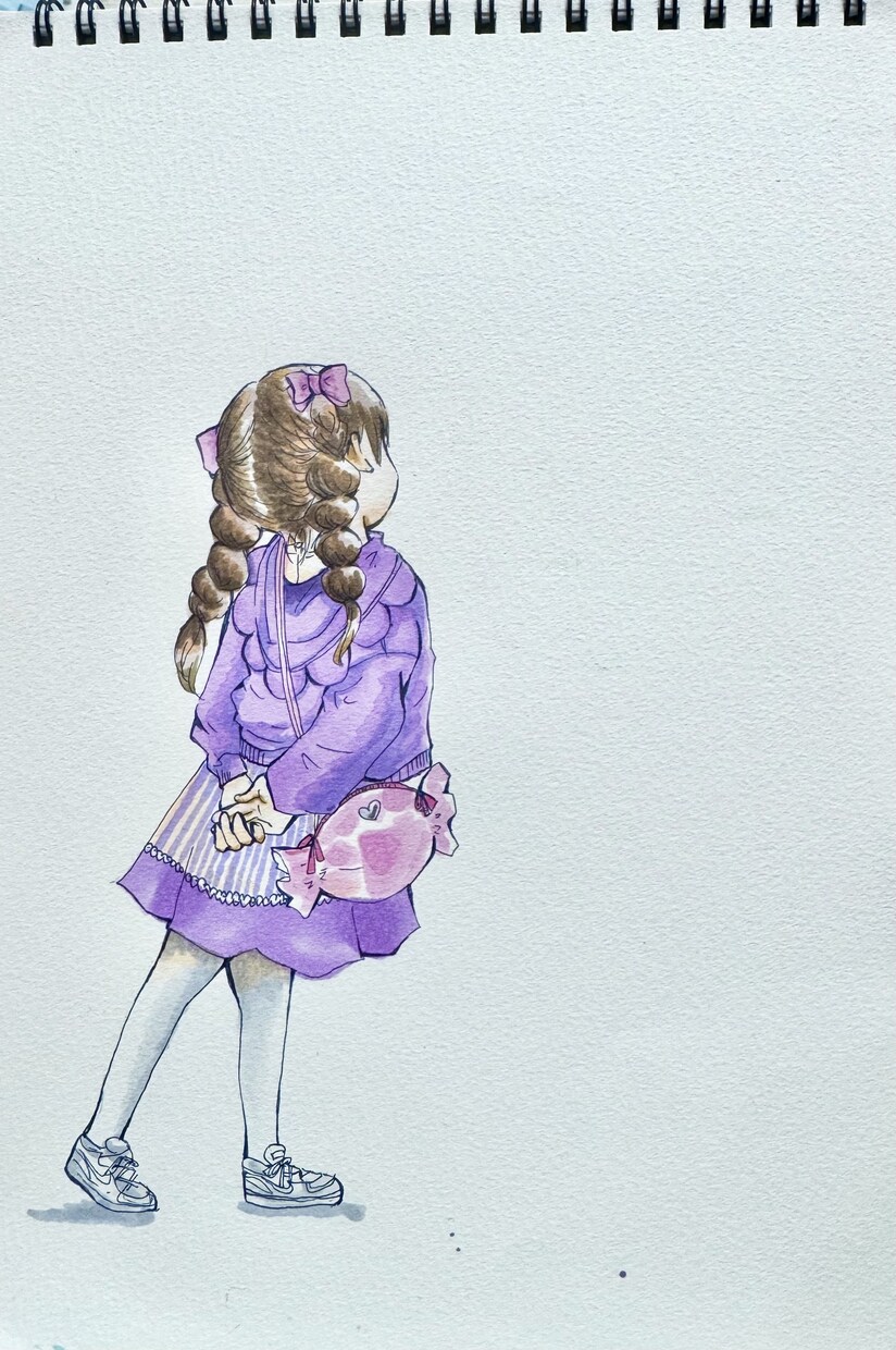 お子様の手描きイラストを制作いたします 色鉛筆orコピックで、お子様のお写真をもとイラスト化します！ イメージ5