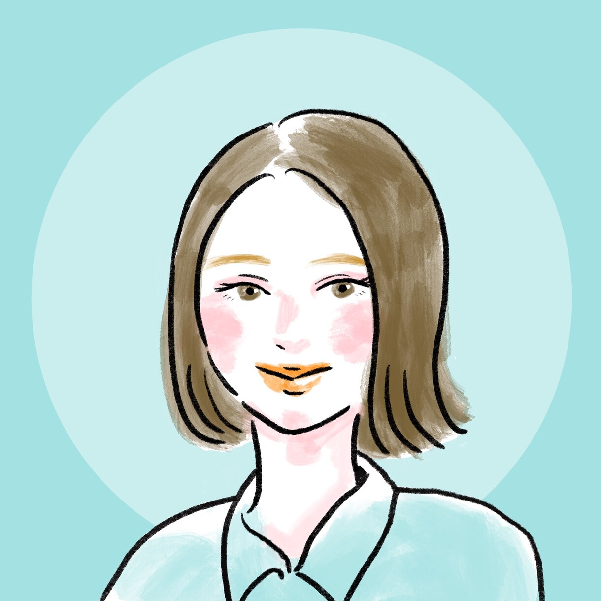 水彩タッチで大人おしゃれなイラスト描きます SNSアイコン◎ビジネスにも◎ イメージ2