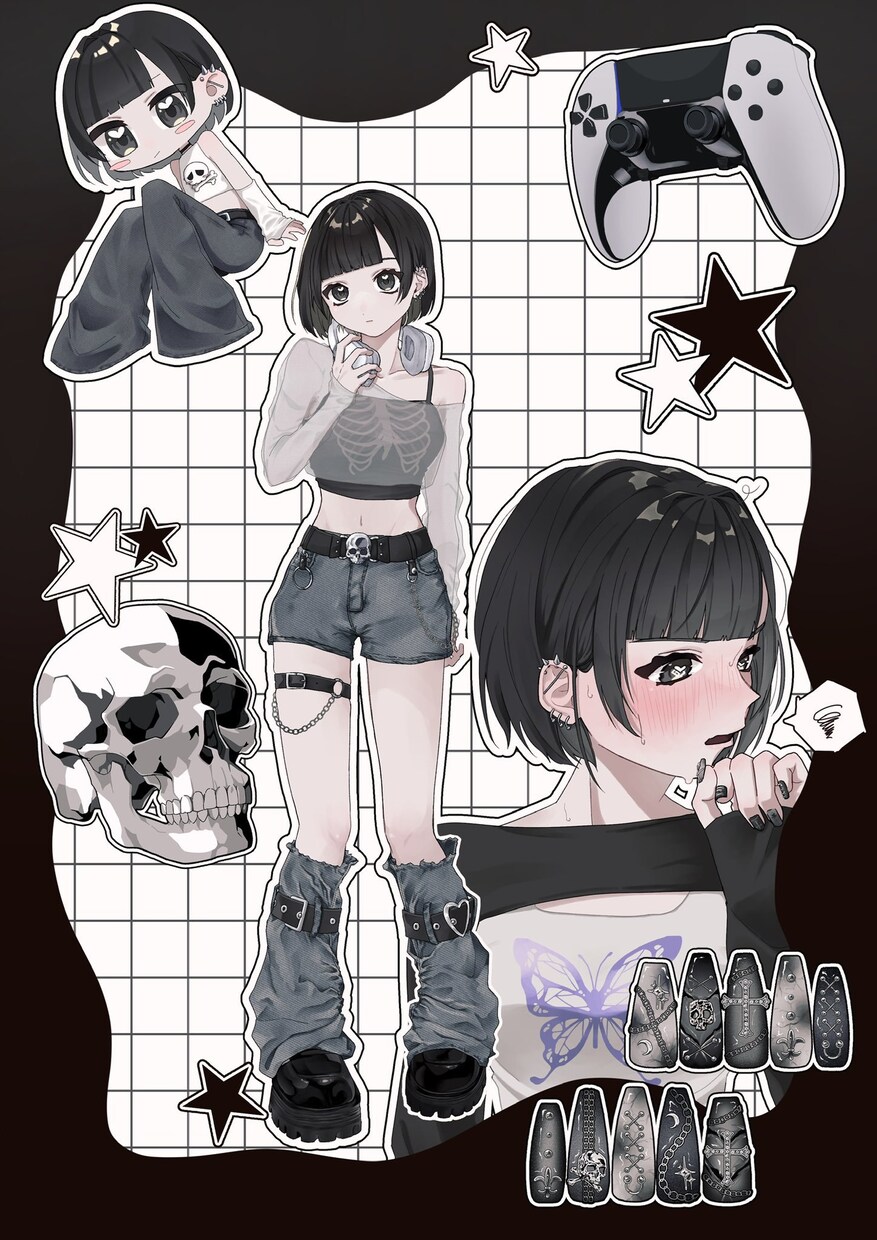 立ち絵・1枚絵制作します かわいくてポップなイラストを描きます❕ イメージ5