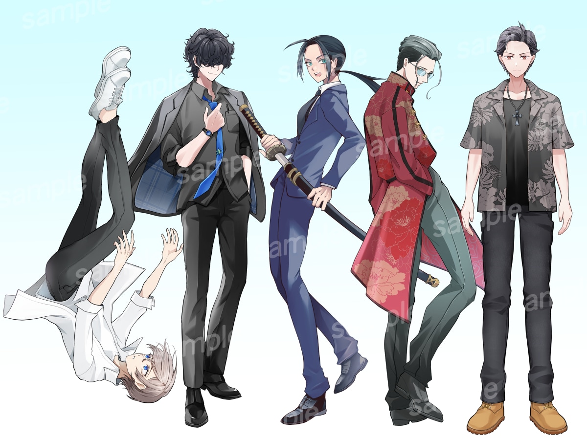 TRPG/配信用キャラクター立ち絵描きます 男性・女性キャラともに魅力的なキャラクターを丁寧に仕上げます イメージ5