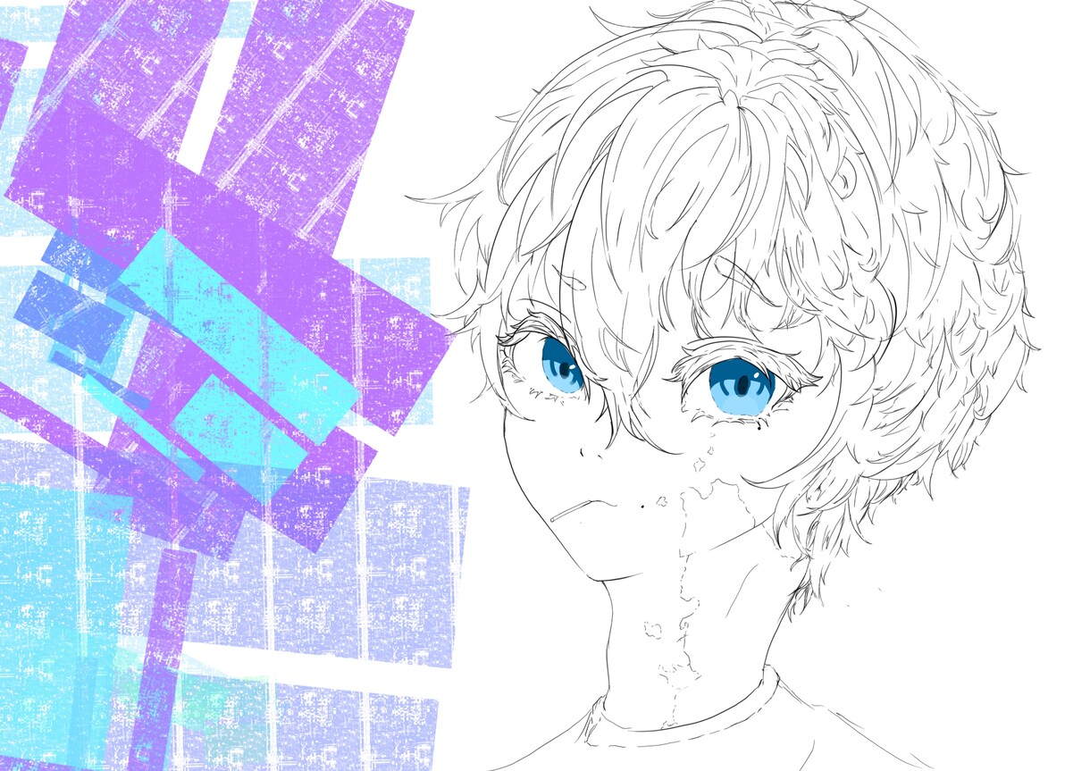 キャラクターイラスト丁寧に作成してます 女性顔のアイコンやスマホの壁紙など受付ます。 イメージ2