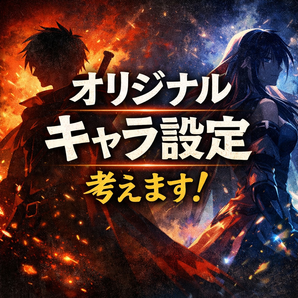 あなただけのオリジナルキャラクター設定を考えます 小説・漫画・ゲーム向け！世界観にピッタリの設定を考えます イメージ1