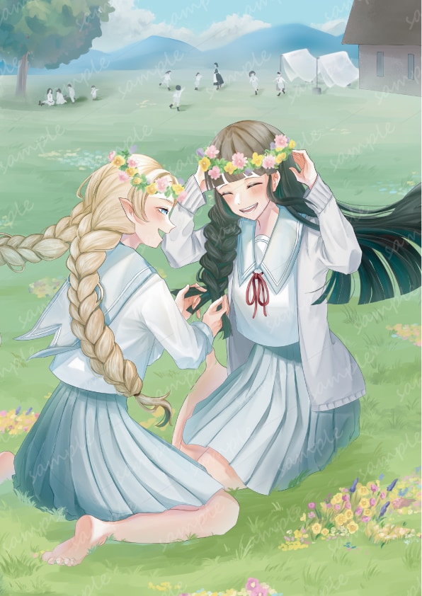 MV等で使用出来る1枚絵作成いたします MVや誕生日イラストで使える1枚絵を作成します。 イメージ1