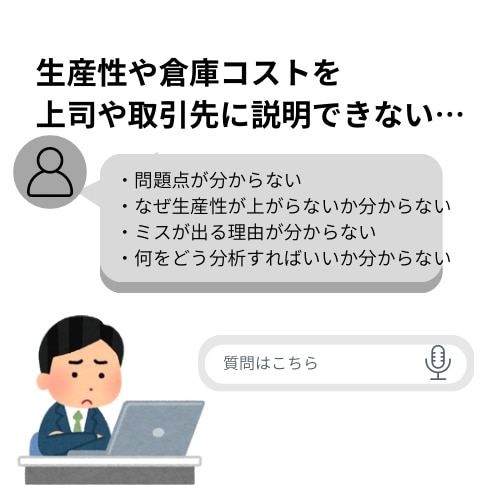 物流の生産性を数字で見える化します 現場の感覚を、説明できる数字に変えます イメージ2