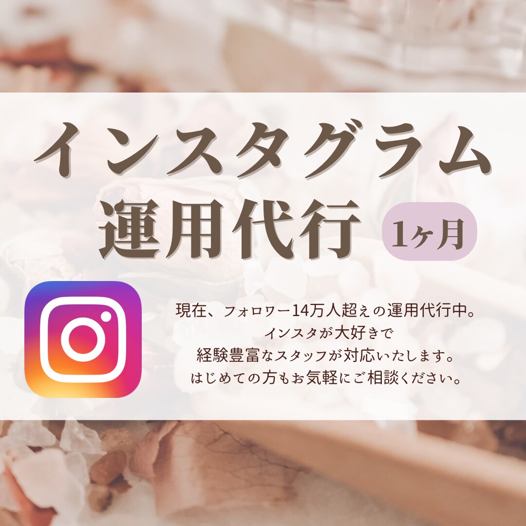 Instagram運用代行いたします 大手マーケスクール認定講師にお任せ！ イメージ1