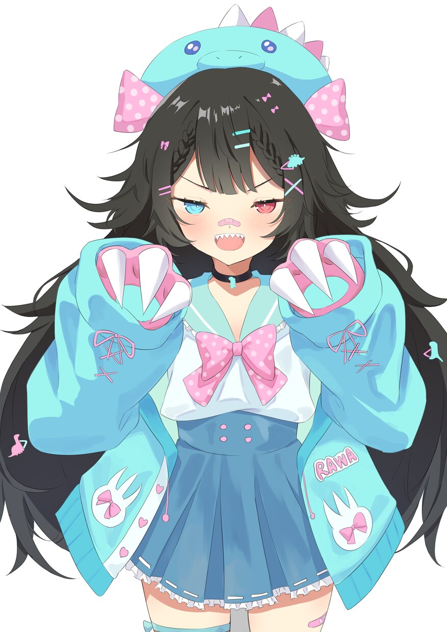 Vtuber・オリキャラの一枚絵を製作します かわいさ重視・キャラの魅力を引き出します イメージ1