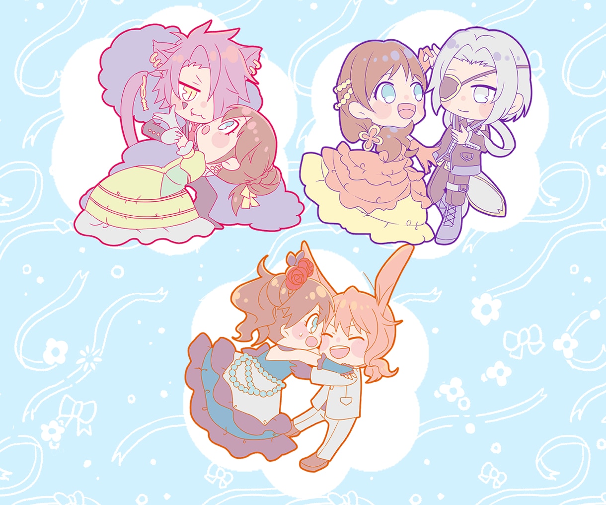 ファンタジーメルヘン可愛いミニキャラ描きます 可愛く丁寧に描かせて頂きます！ イメージ3