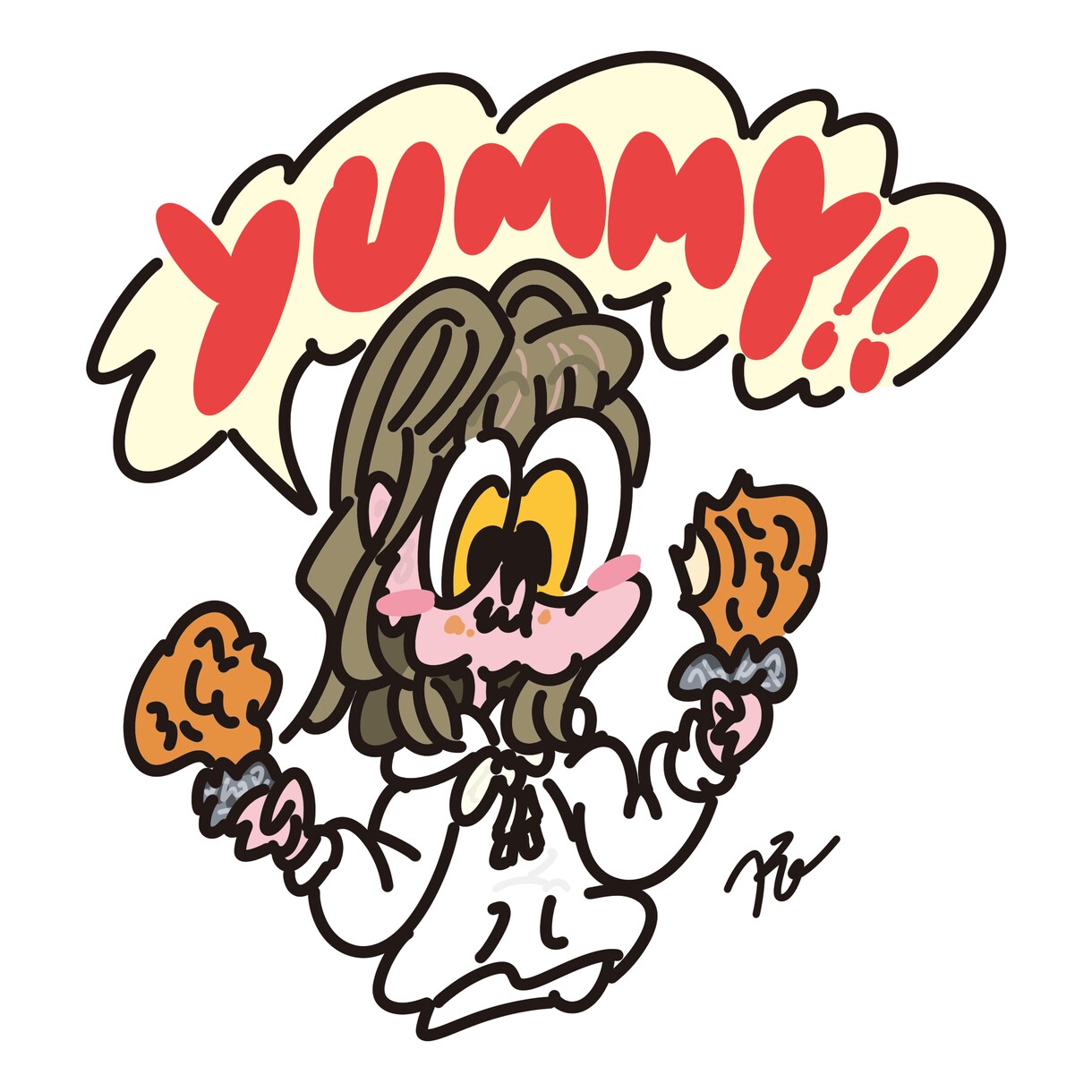 アメリカンPOPなイラストを描きます 広告、挿絵、デザイン用等...お洒落なイラストが欲しい方へ！ イメージ3