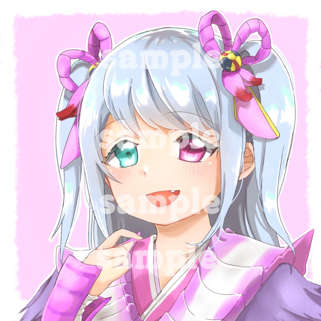 SNSで使用出来るアイコンを作成します ふわふわしたイラスト／アイコン/夢絵をご提供いたします！ イメージ5