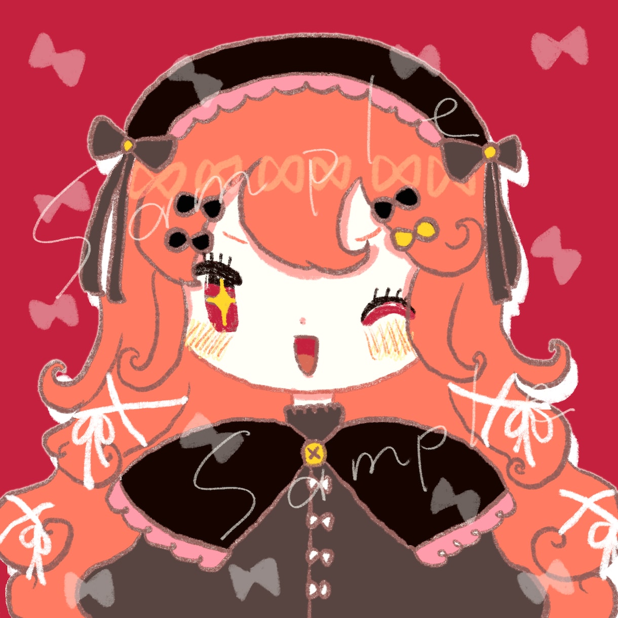 SNSに使える♡ゆるふわポップなアイコン描きます SNS、Youtube、Vtuberさんなどにおすすめ！ イメージ2