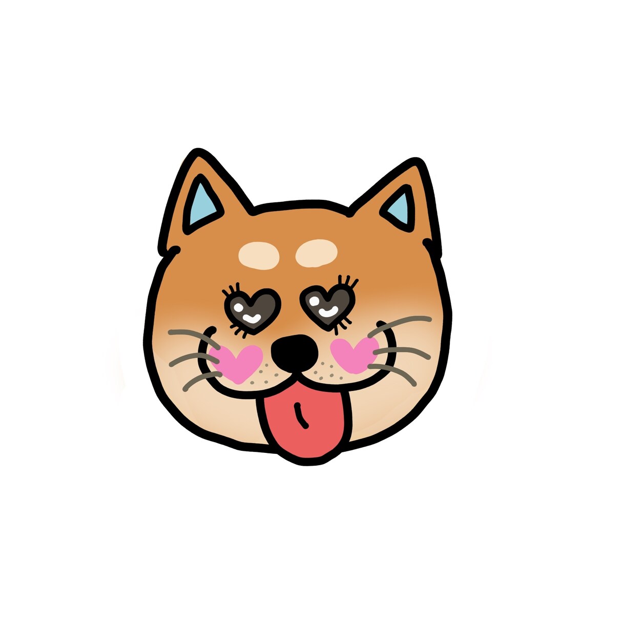 ポップなブサカワイラストお描きします アイコンイラスト、カップルイラスト、愛犬イラスト イメージ5