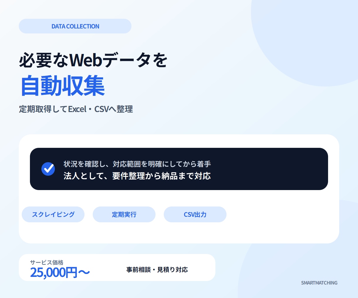 スクレイピング・データ収集ツール開発します Webサイトから必要なデータを自動収集するツールを構築 イメージ1
