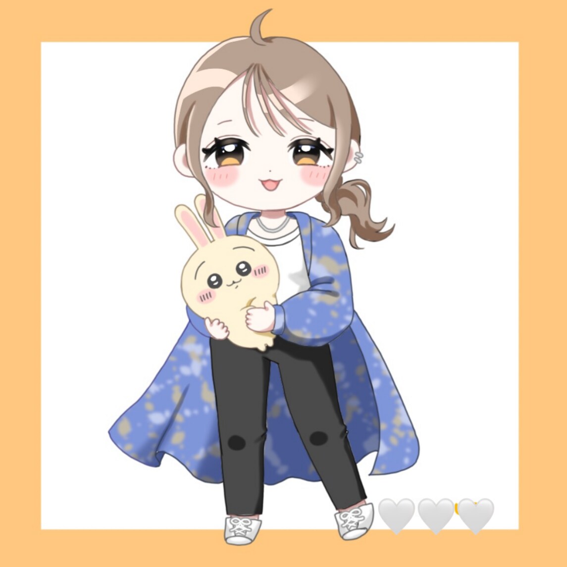 可愛いポップなちびキャラ調で似顔絵描きます ちびキャラ・デフォルメの似顔絵をお描きします！ イメージ5