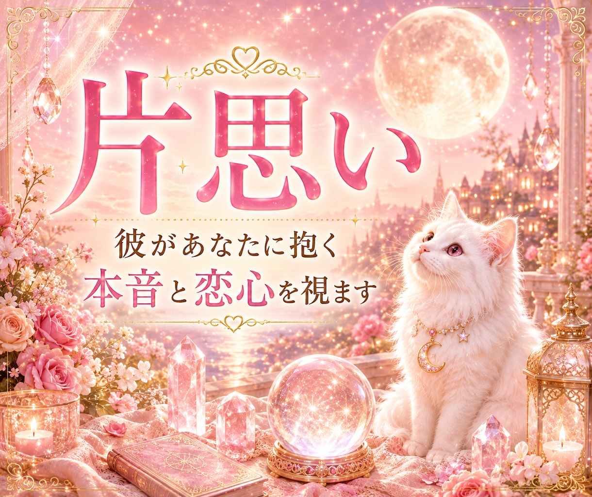 片思い｜彼があなたに抱く本音と恋心を視ます 脈あり・友達以上恋人未満…彼とのご縁を丁寧に読み解きます イメージ1
